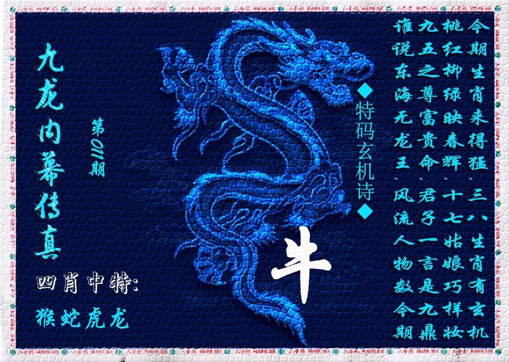 011期九龙内幕传真(新上市)[图]