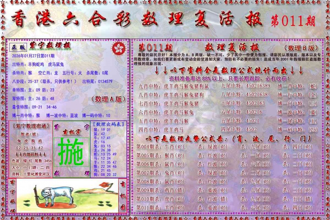 011期数理复活报[图]