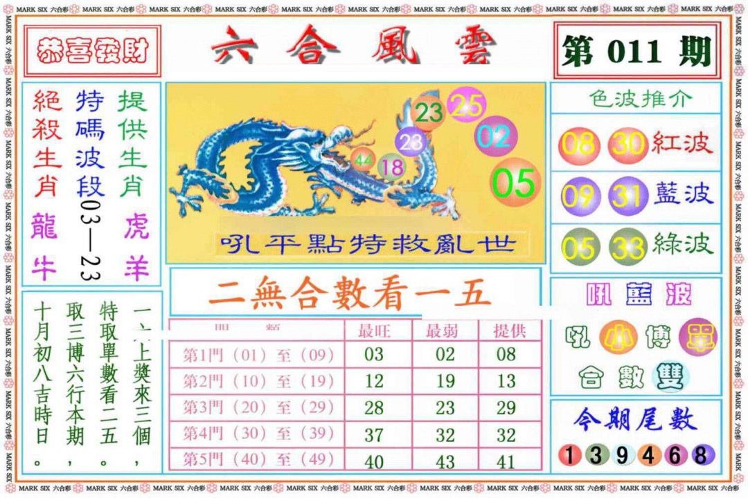 011期六合风云《另版》[图]