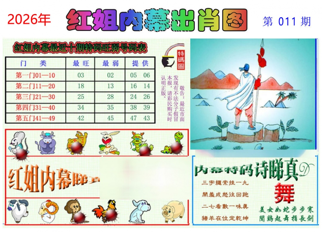 011期红姐内幕出肖[图]