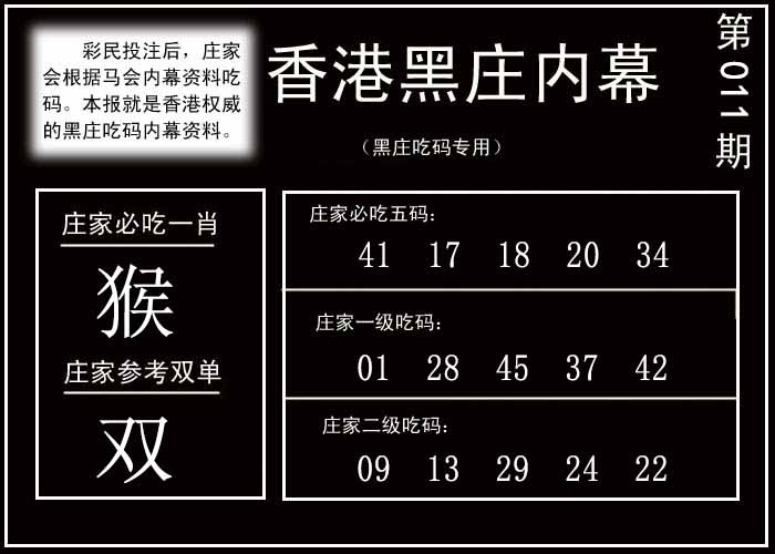 011期香港黑庄内幕[图]
