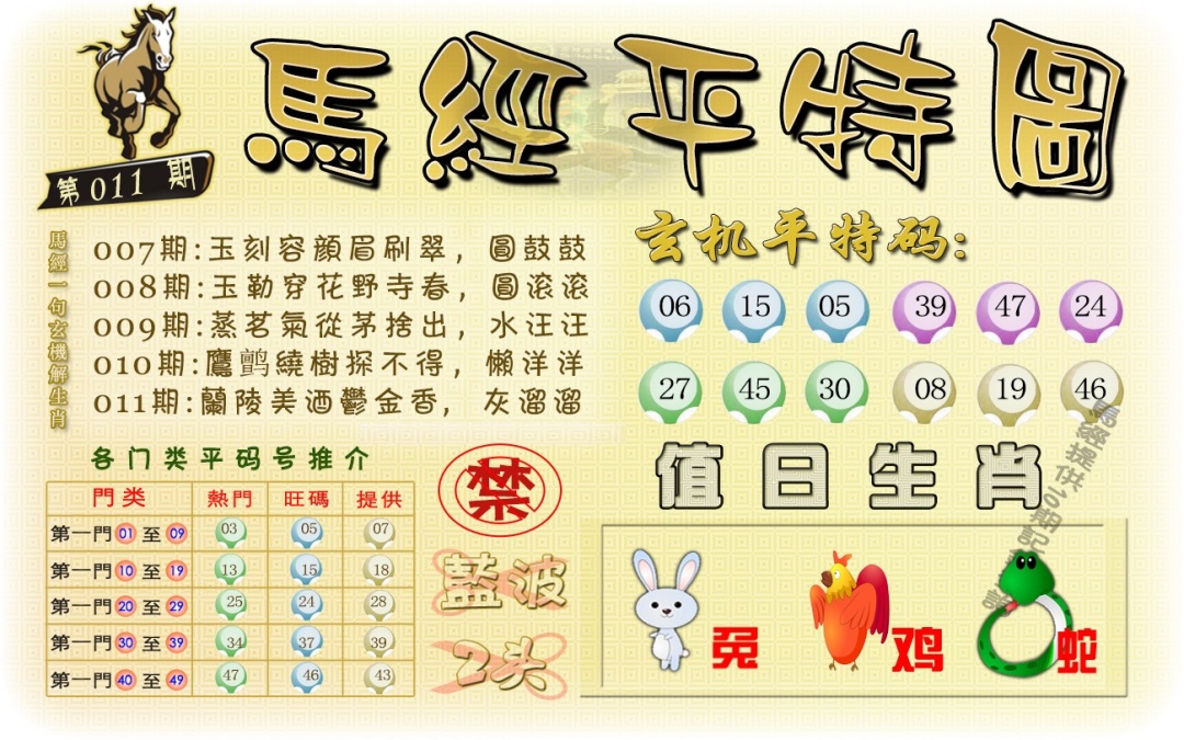 011期马经平特图（荐）[图]