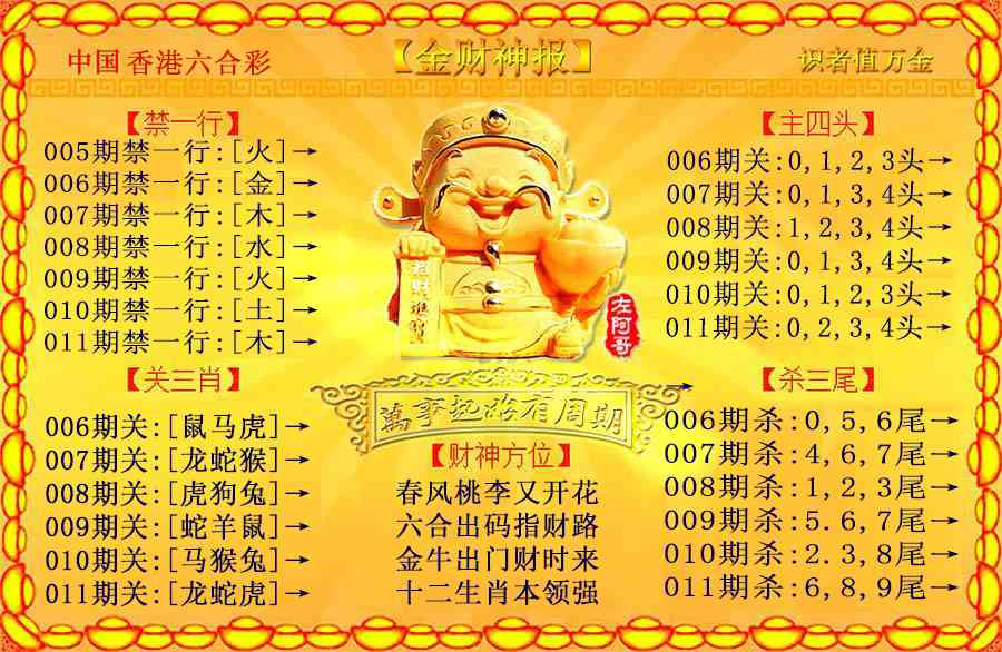 011期金财神[图]